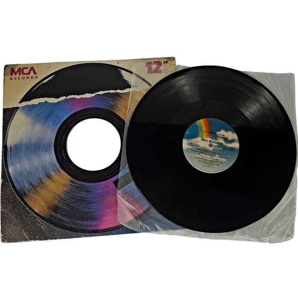 Record LP 33 RPM L. A. Dream Team Nursery Rhymes Single 1986 Vintage - Picture 4 of 6